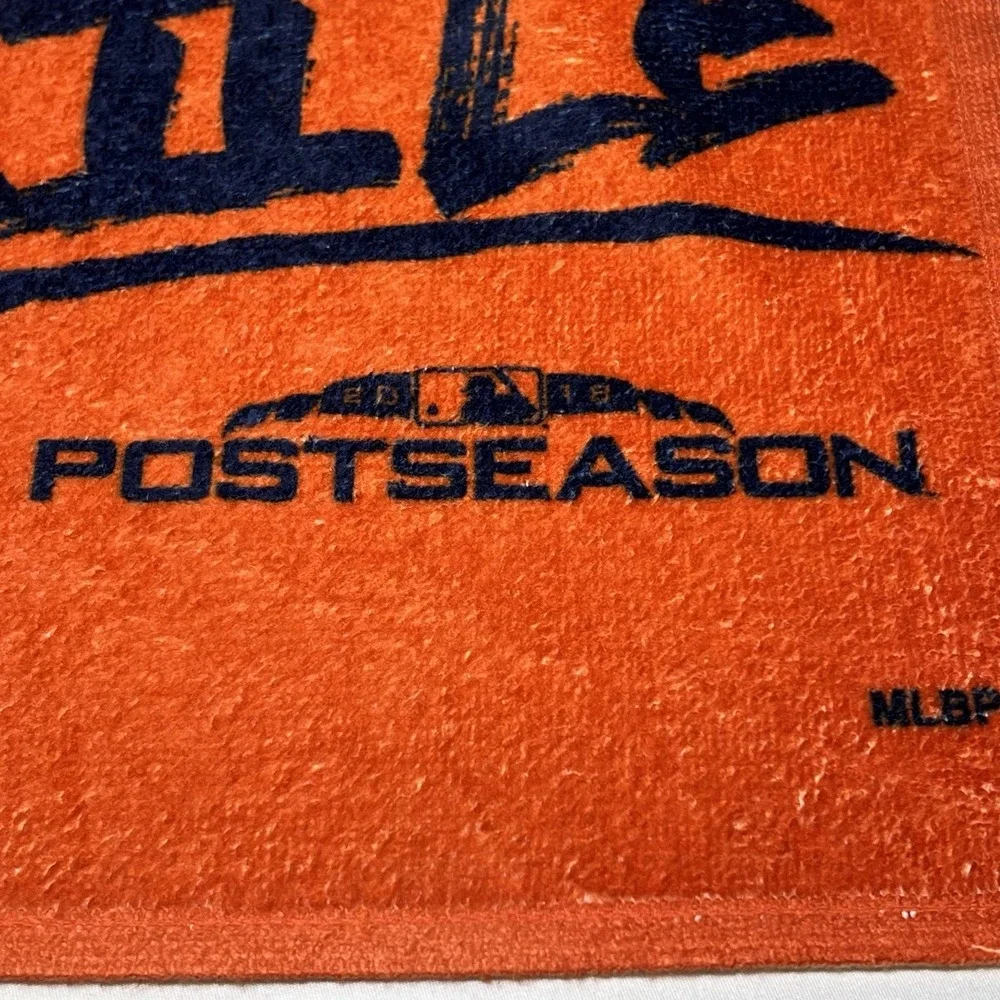 NWT Houston Astros Battle Rag Towel Orange MLB SGA 2018‎ Post Season